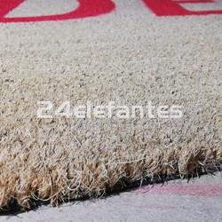 Felpudos de fibra COCO, natural. Con base de PVC caucho, alta calidad. - Imagen 2