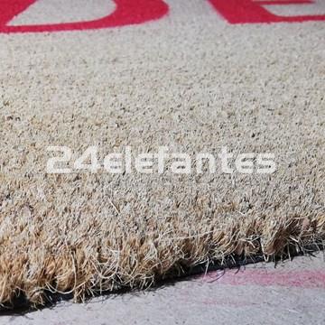 Felpudos de fibra COCO, natural. Con base de PVC caucho, alta calidad. - Imagen 2