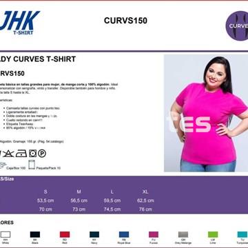 LADY CURVES T-SHIRT REF: CURVS150 - Imagen 2