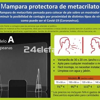 MAMPARAS DE PROTECCIÓN ANTICONTAGIO - Imagen 1