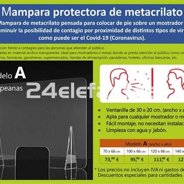 MAMPARAS DE PROTECCIÓN ANTICONTAGIO - Imagen 1